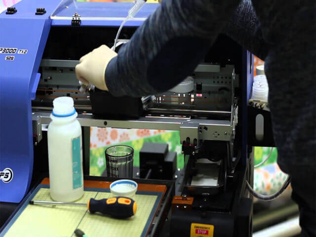 заправка текстильного принтера