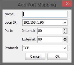 Добавление порта в мастер UPnP